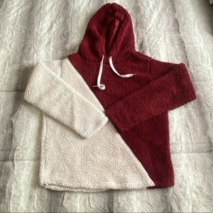 Sherpa Two Toned Hoodie